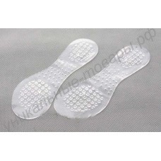 Массажные силиконовые ультратонкие стельки в туфли, 1 пара