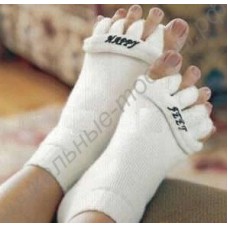 Домашние массажные носки с разделителями пальцев, 1 пара