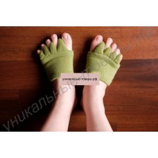 Массажные носки-корректоры на переднюю часть стопы для сна