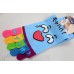 Женские носки «5 пальчиков» разноцветные, 1 пара