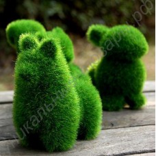 Забавные фигурки из искусственной травы