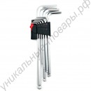 Портативный Профессиональный Набор шестигранных ключей, 9 размеров, 1,5 мм, 2 мм, 2,5 мм, 3 мм, 4 мм, 5 мм, 6 мм, 8 мм, 10 мм