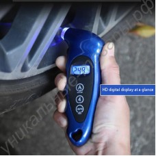 Измеритель давления воздуха в шинах, цифровой, с ЖК-дисплеем