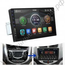 9-дюймовый 1Din Автомобильный MP5-плеер с сенсорным экраном, FM-радио, Bluetooth, USB, AUX, Mirror Link