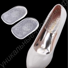 Прозрачные силиконовые подпяточники в туфли, 1 пара